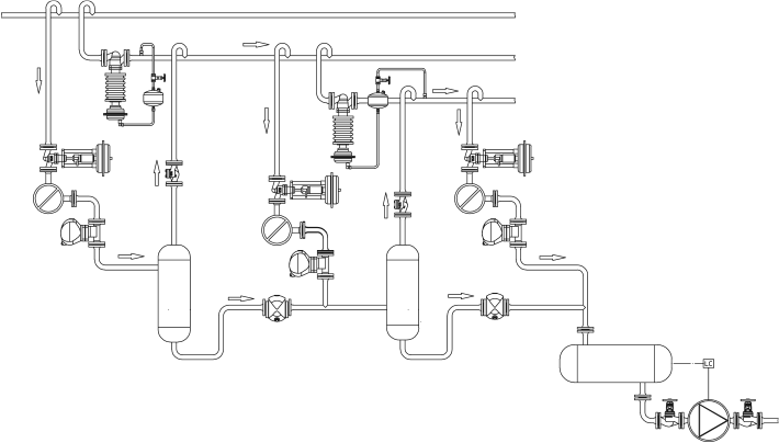 Fig. 6-12: Multi-stage flashing 